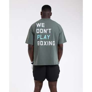 Tričko BOXRAW We Don't Play Boxing - zelené