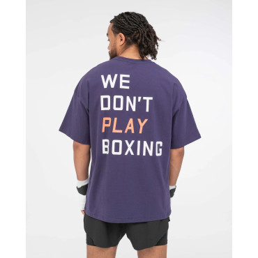 Tričko BOXRAW We Don't Play Boxing - fialové