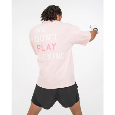 T-shirt BOXRAW We Don't Play Boxing - pink