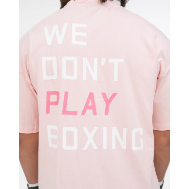 T-shirt BOXRAW We Don't Play Boxing - pink