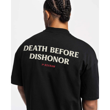 T-shirt BOXRAW Death Before Dishonor Oversized