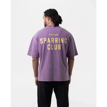 T-shirt BOXRAW Sparring Club - purple