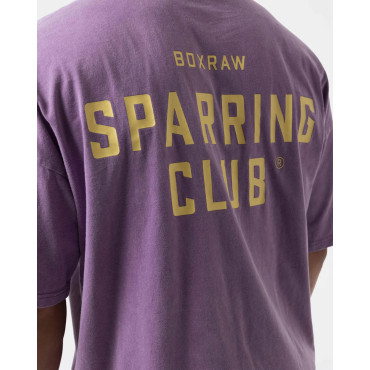 T-shirt BOXRAW Sparring Club - purple