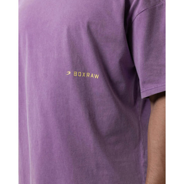 T-shirt BOXRAW Sparring Club - purple