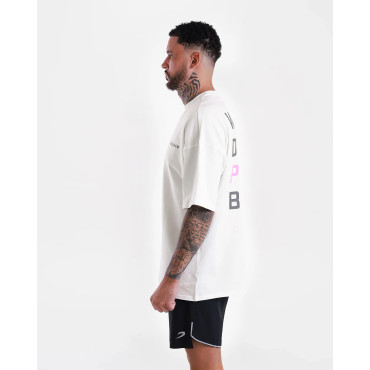 T-shirt BOXRAW We Don't Play Boxing - white / pink