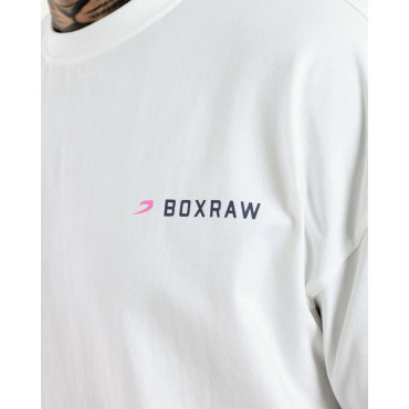 T-shirt BOXRAW We Don't Play Boxing - white / pink