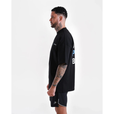 T-shirt BOXRAW We Don't Play Boxing - black / blue
