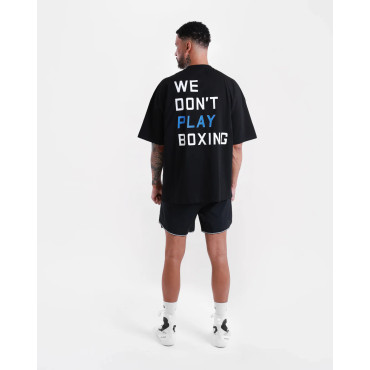 T-shirt BOXRAW We Don't Play Boxing - black / blue
