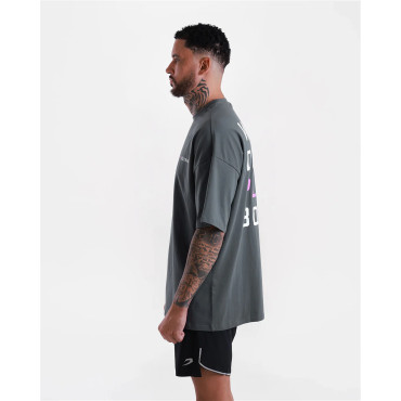 T-shirt BOXRAW We Don't Play Boxing - grey / pink