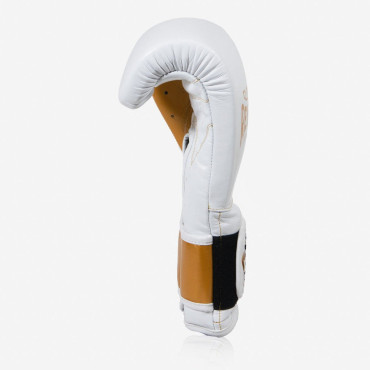 Boxing gloves Cleto Reyes Hook and Loop - white / gold
