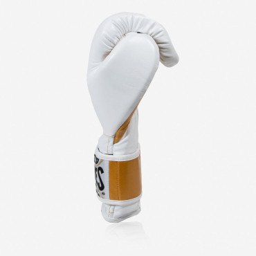 Boxing gloves Cleto Reyes Hook and Loop - white / gold
