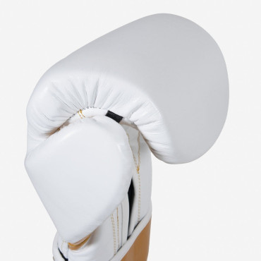 Boxing gloves Cleto Reyes Hook and Loop - white / gold