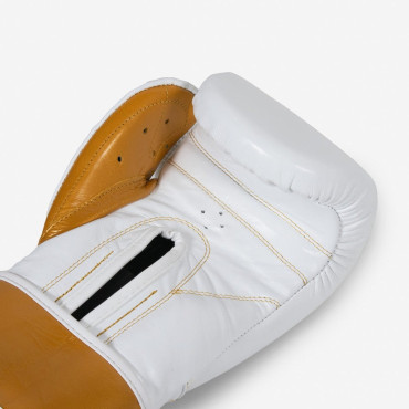 Boxing gloves Cleto Reyes Hook and Loop - white / gold
