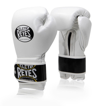 Boxerské rukavice Cleto Reyes Hook and Loop - bílé