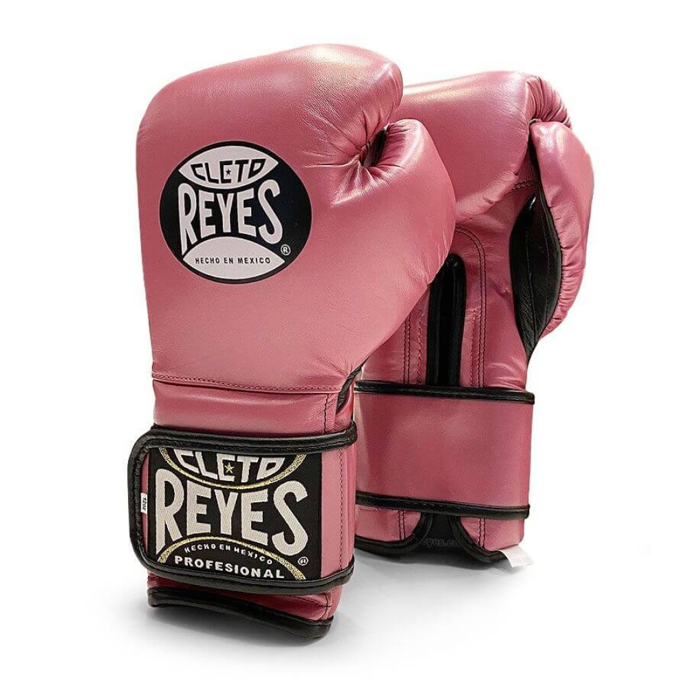 Boxerské rukavice Cleto Reyes Hook and Loop - růžové