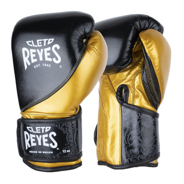 Boxing gloves Cleto Reyes High Precision - black/gold