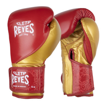 Boxerské rukavice Cleto Reyes High Precision - červené / zlaté