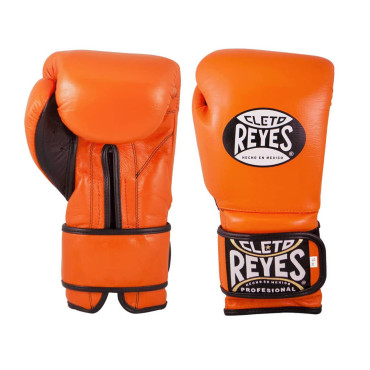 Boxerské rukavice Cleto Reyes Hook and Loop - oranžové