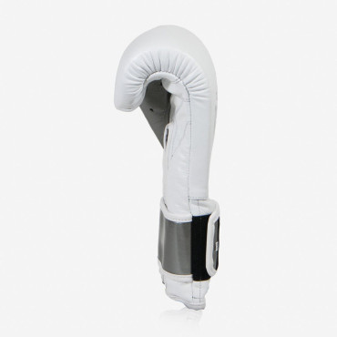Boxing gloves Cleto Reyes Hook and Loop - white / silver