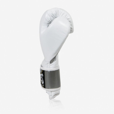 Boxing gloves Cleto Reyes Hook and Loop - white / silver