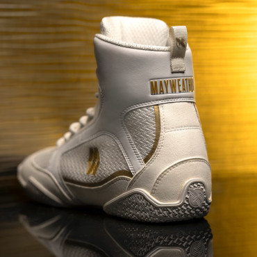 Boxerské boty Hayabusa Mayweather - bílé