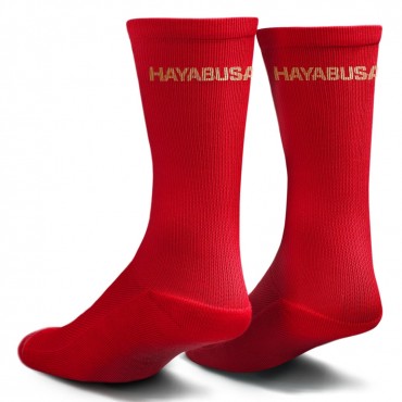 Boxing socks Hayabusa - red