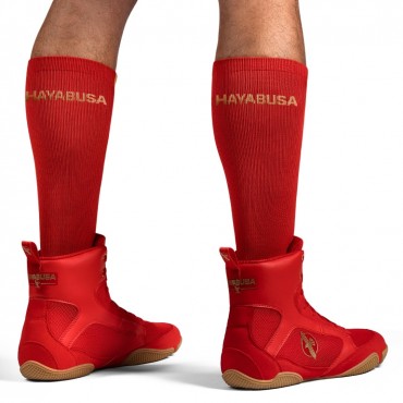 Boxing socks Hayabusa - red