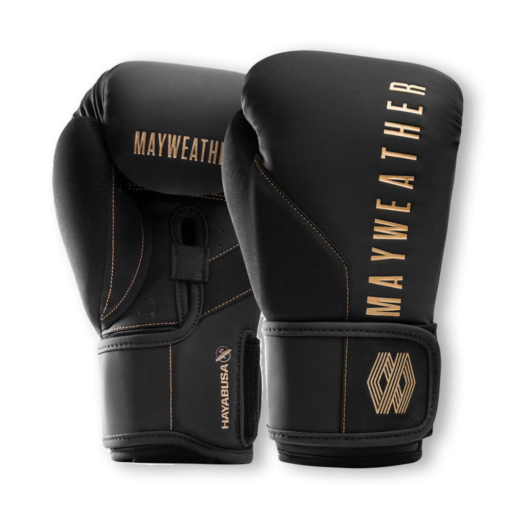 Boxerské rukavice Hayabusa Mayweather Champ - černá / zlatá