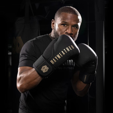 Boxerské rukavice Hayabusa Mayweather Champ - černá / zlatá