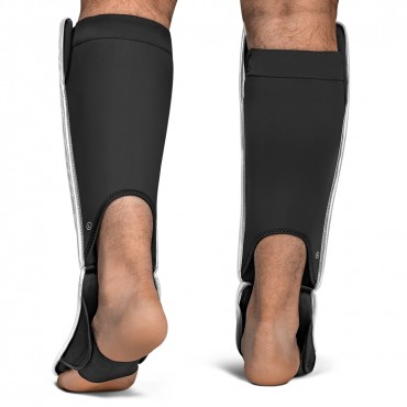 Shin guards Hayabusa T3 Full-Back - white / gold