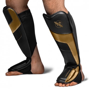 Shin guards Hayabusa T3 Full-Back -  black / gold