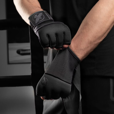 Deluxe Quick Gel Hand Wraps Hayabusa - black