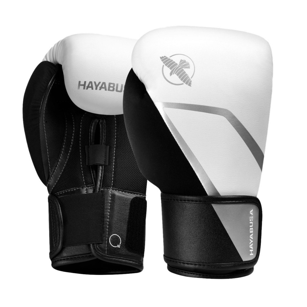 Boxerské rukavice Hayabusa E1 - bílá / černá