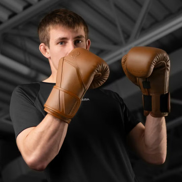 Boxing gloves Hayabusa E1 Leather - brown