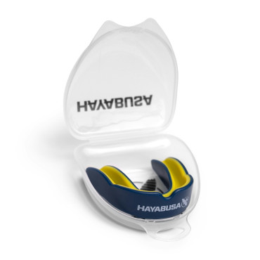 Mouthguard Hayabusa Combat - blue / yellow