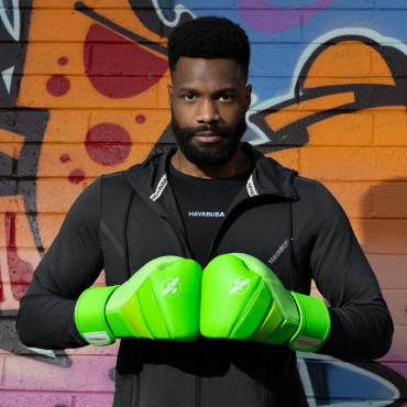 Boxerské rukavice Hayabusa T3 - neon zelené