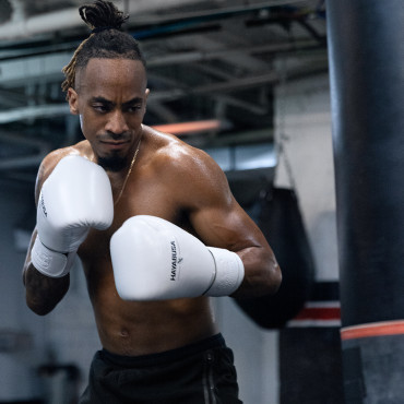 Boxerské rukavice Hayabusa Pro Boxing - bílé