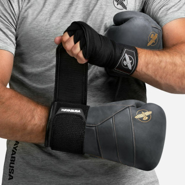 Boxerské rukavice Hayabusa T3 LX - Obsidián / Zlato