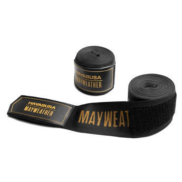 Bandáže Hayabusa Mayweather - černé / zlaté