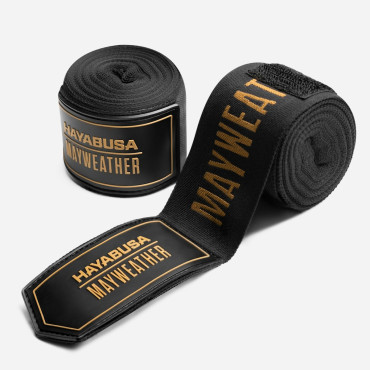Hand wraps Hayabusa Mayweather - black / gold