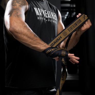 Hand wraps Hayabusa Mayweather - black / gold