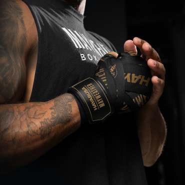 Hand wraps Hayabusa Mayweather - black / gold