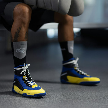 Boxing shoes Hayabusa Talon - blue / yellow