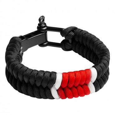 Wristband Hayabusa Jiu Jitsu Paracord - black