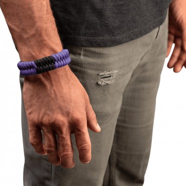 Wristband Hayabusa Jiu Jitsu Paracord - purple