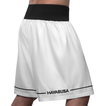 Boxerské trenky Hayabusa Pro Boxing - bílé
