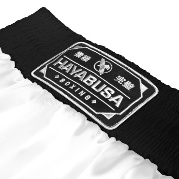 Boxerské trenky Hayabusa Pro Boxing - bílé