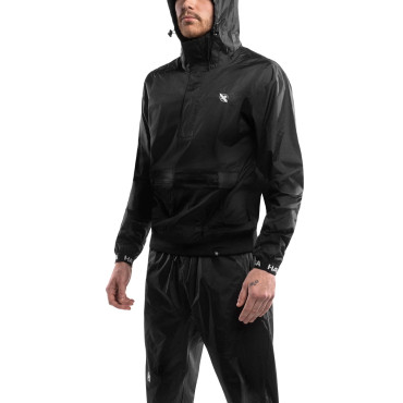 Hayabusa Pro sauna suit with hood - black