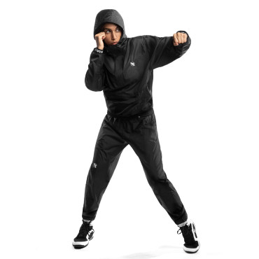 Hayabusa Pro sauna suit with hood - black
