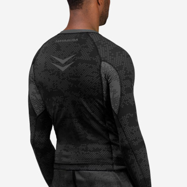 Rashguard Long Sleeve Hayabusa Ranked - black